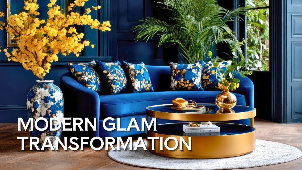 Modern Glam Living Room Makeovers That Look Expensive but Modern
