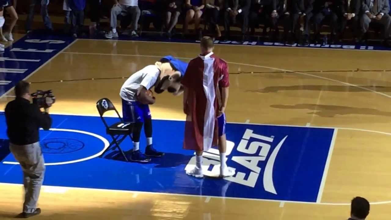 Seton Hall's Haralds Karlis Awesome Dunk