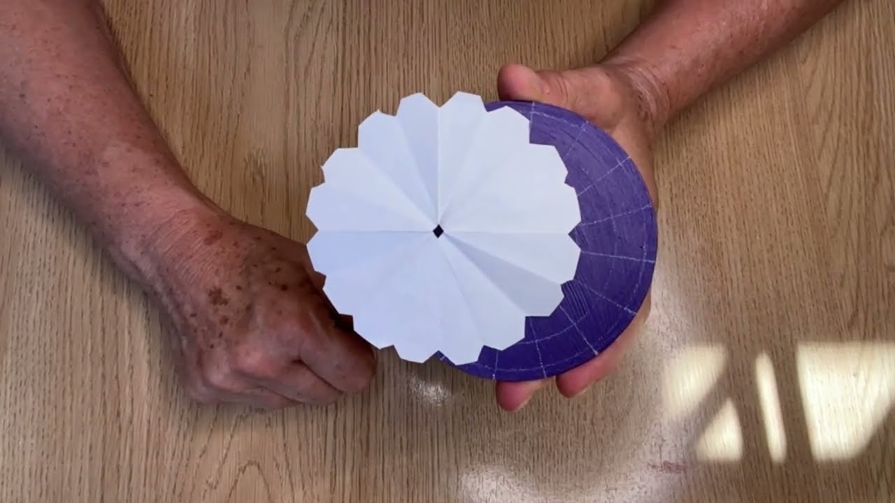 Mandala Schnittmuster erstellen - Mitte finden und Linien selber erstellen ohne Schablone