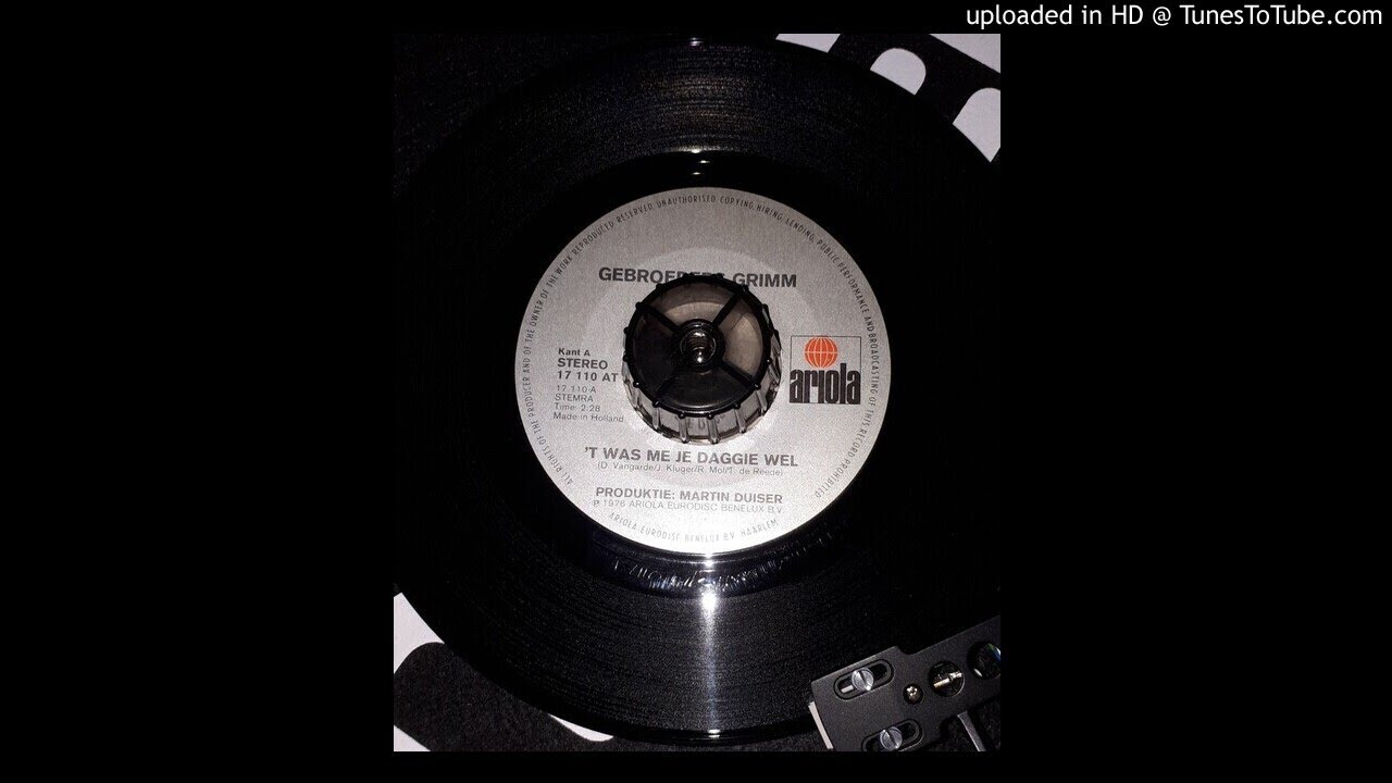 GEBROEDERS GRIMM - 'T WAS ME JE DAGGIE WEL 1976 45RPM