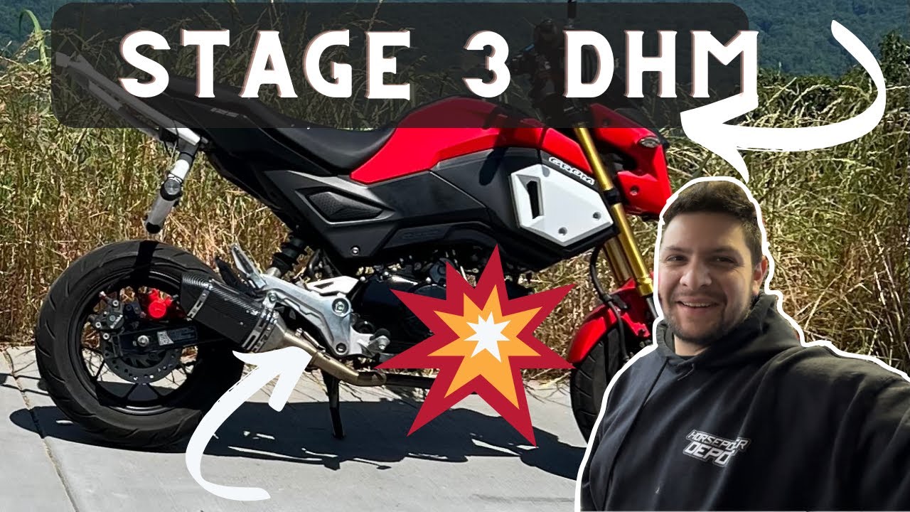 DHM high compression piston, cam, AND tune install on 2020 SF Honda Grom!! HORSEPOWER ACHIEVED!!!