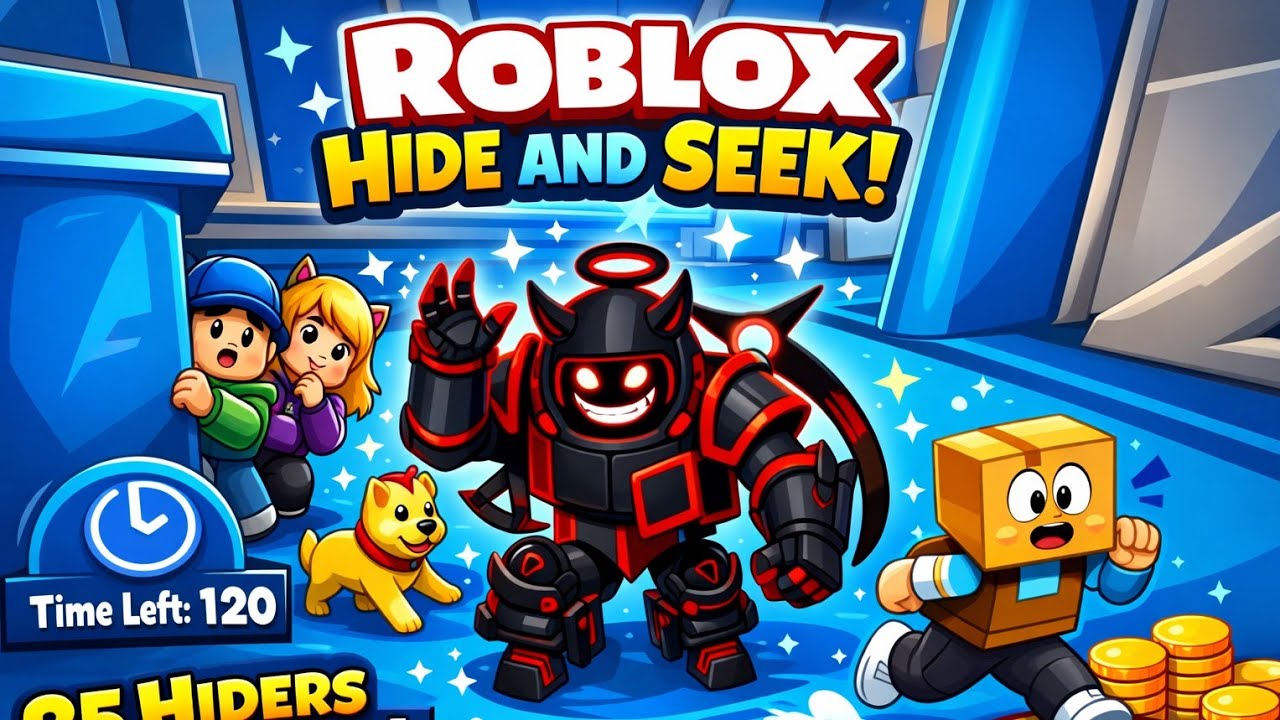 100 Player Mega Hide and Seek! 💯 In roblox