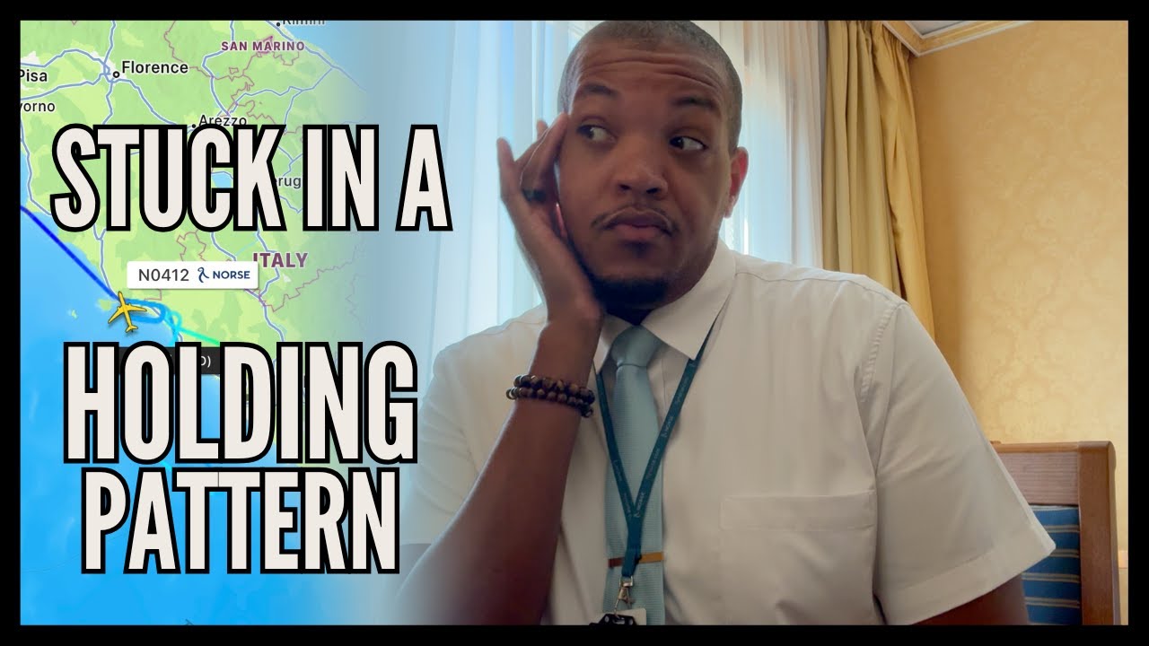 BAD WEATHER HAD US CIRCLING ITALY | INTERNATIONAL CABIN CREW FlyWithAGuy