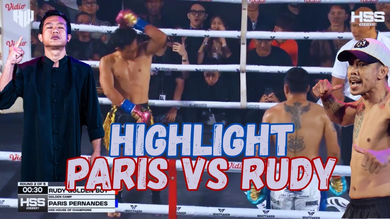 FULL HIGHLIGHT RUDY GOLDEN BOY VS PARIS PERNANDES - KICKBOXING
