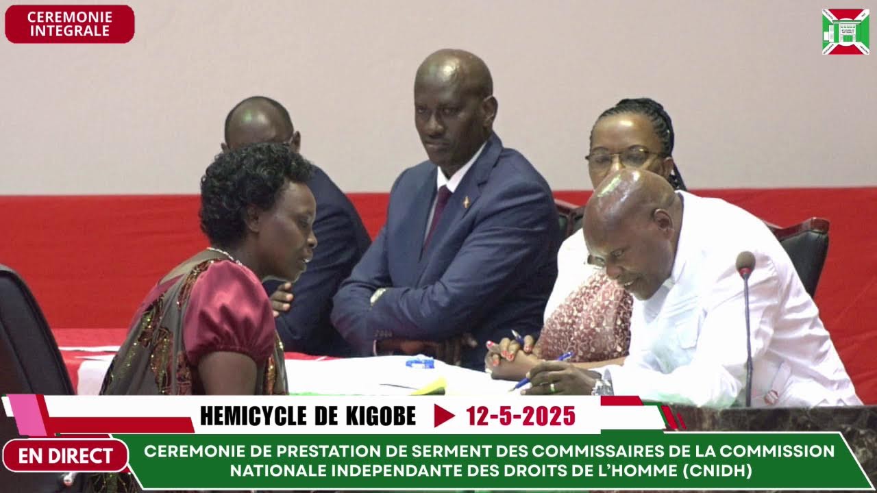 CEREMONIE DE PRESTATION DE SERMENT DES COMMISSAIRES MEMBRES DE LA CNIDH