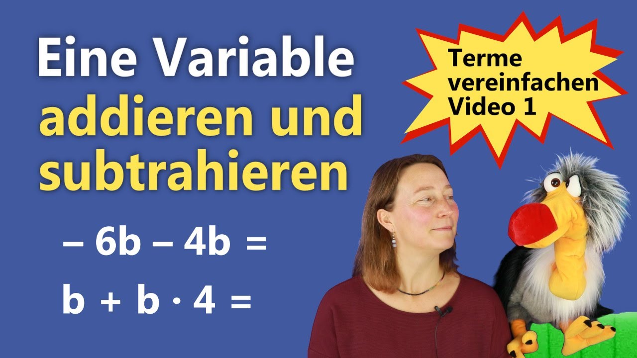 Rechnen mit Buchstaben - Leicht und witzig erklärt! I Aufgaben mit Lösungen I Bosko lernt Mathe