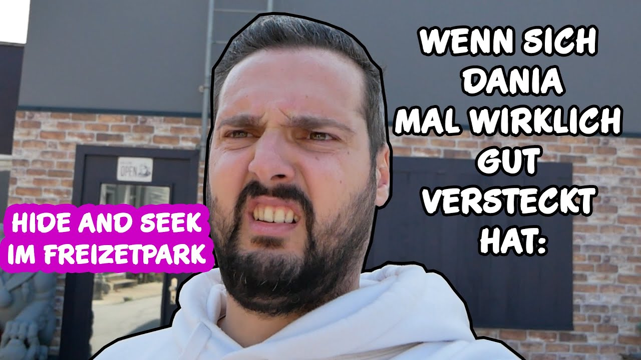 1 TAG VERSTECKEN SPIELEN im Freizeitpark mit Kaan + Dania 🎢🎡