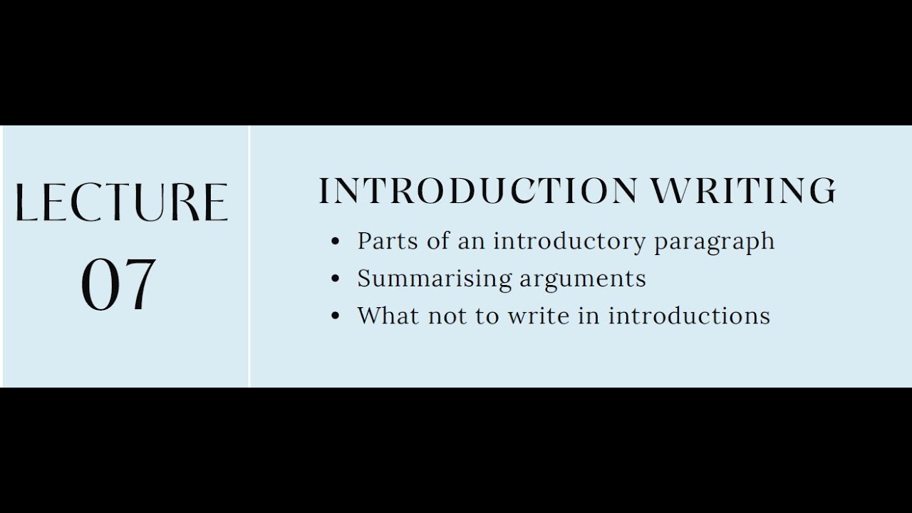 Lecture 7 || Introduction Writing (Part-A) || Mastering Short Essays for Competitive Exams