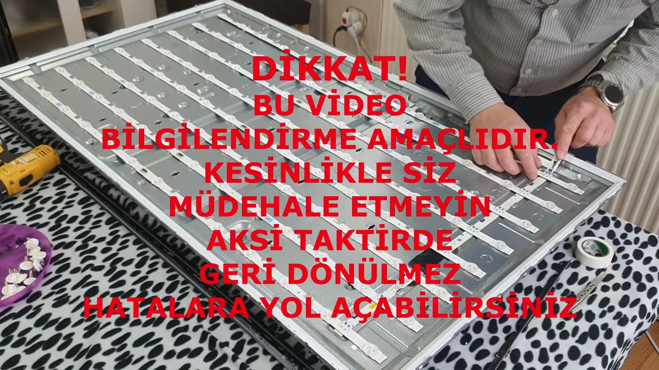 SAMSUNG UE50JS7200 EKRAN KARARMASI VE TAMİRİ Ahmet Usta 0532 737 60 97