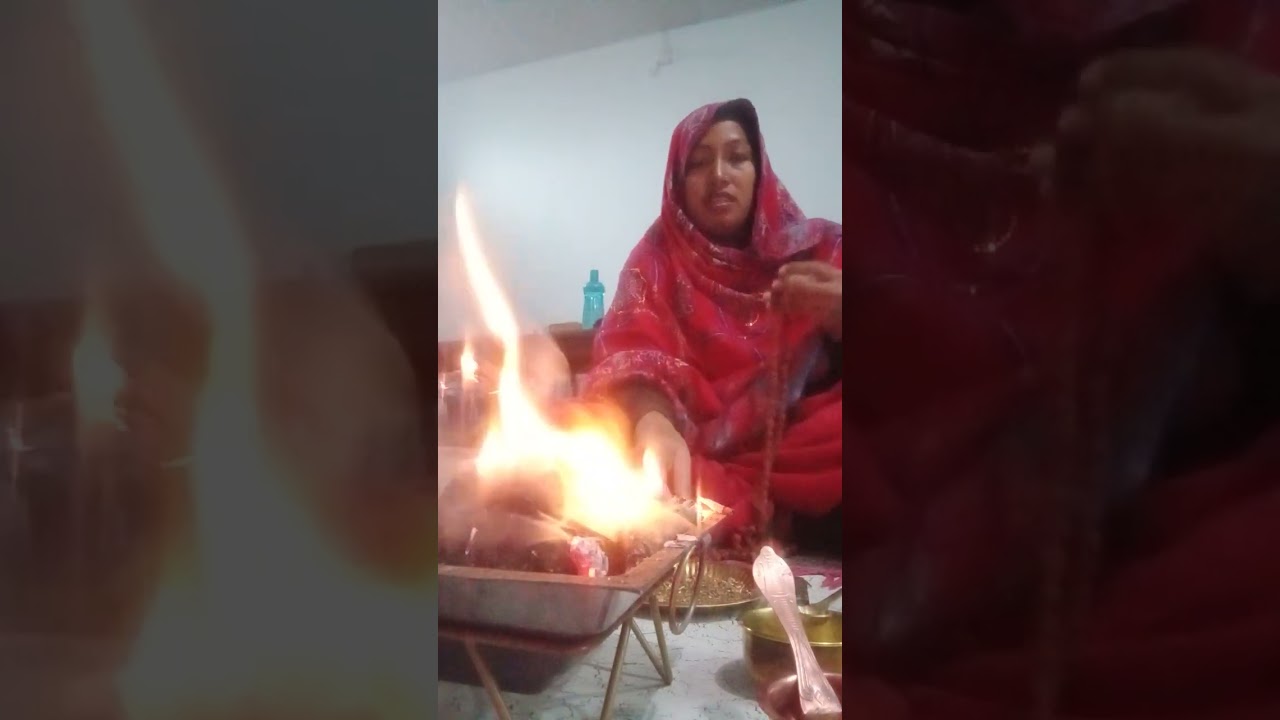 माघेसक्रान्ति माघ १ गते घरमा हवन गर्दै ॐॐॐ सबैको सुभ होस ।