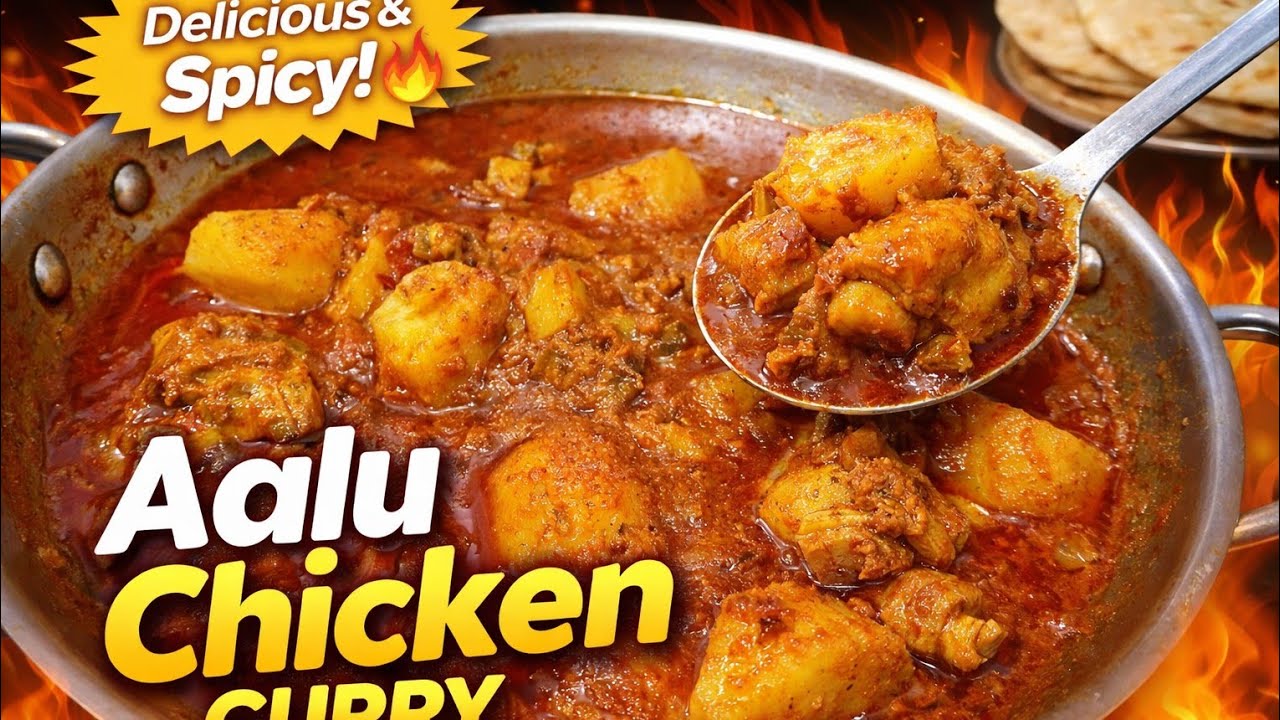 Aalu Chicken Curry Recipe | Chicken Ka Salan | चिकन आलू की करी | Minhaj Ki Rasoi