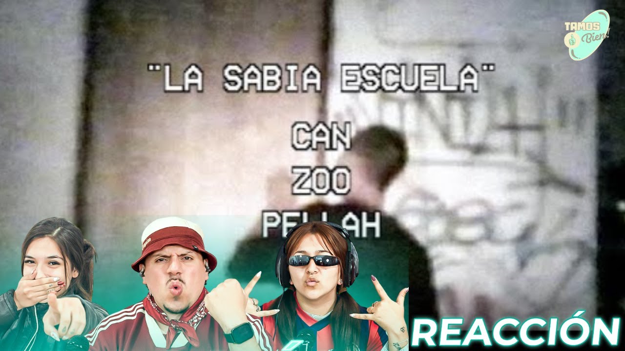 Akapellah - La Sabia Escuela ft. Lil Supa & Canserbero #CanZooPellah | 🇦🇷 Reacción