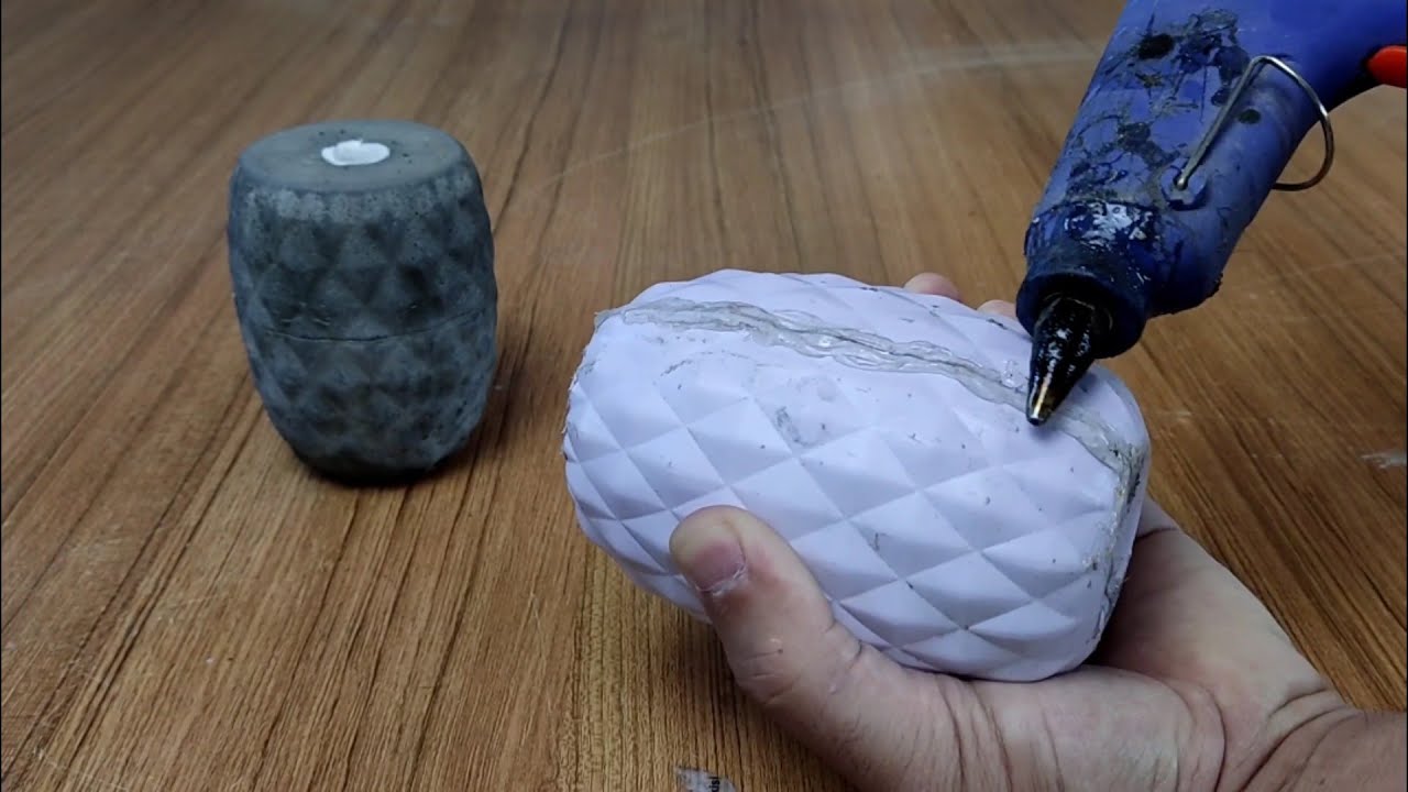 Silikon saksı kalıbı yapımı, eski plastik Şişeden saksı kalıbı yapımı