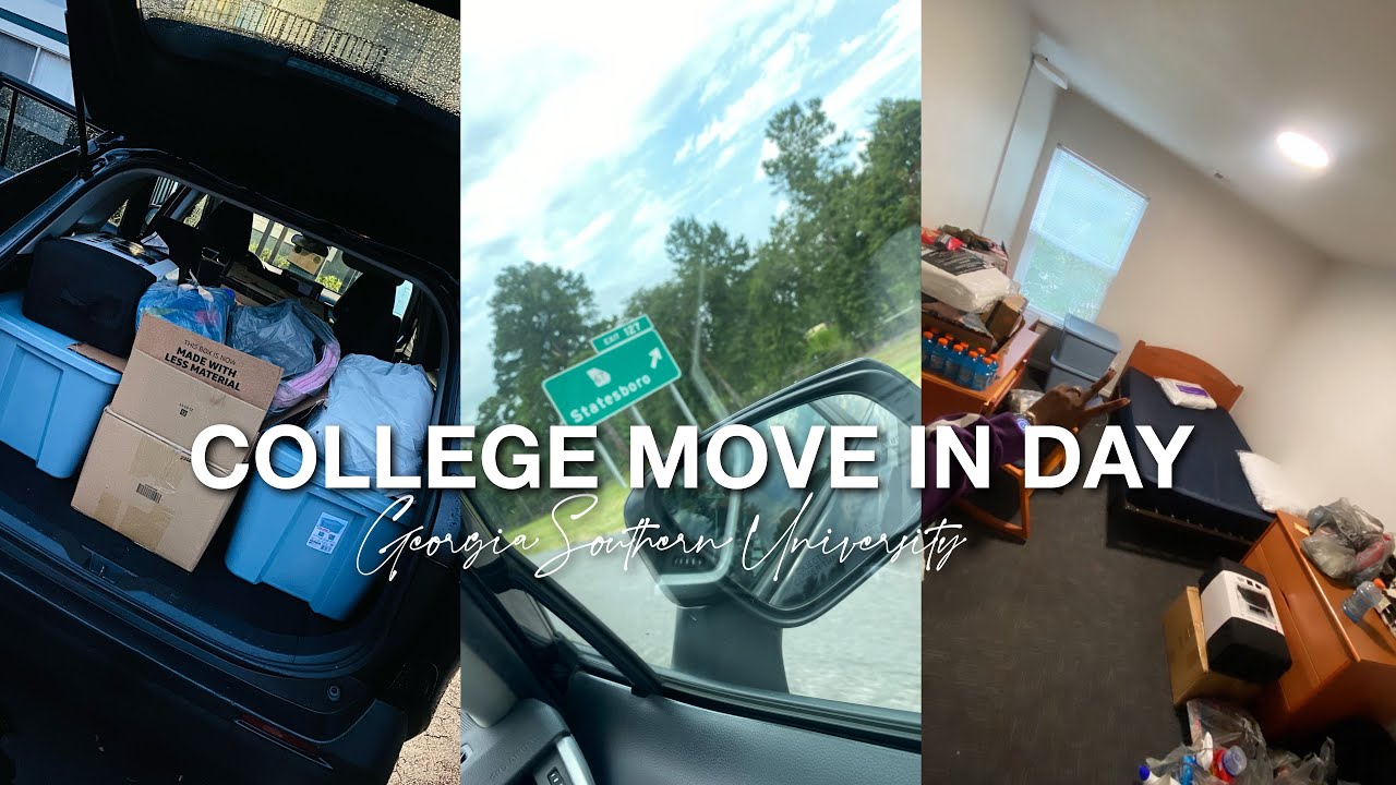 FRESHMAN COLLEGE MOVE IN DAY | georgia southern university