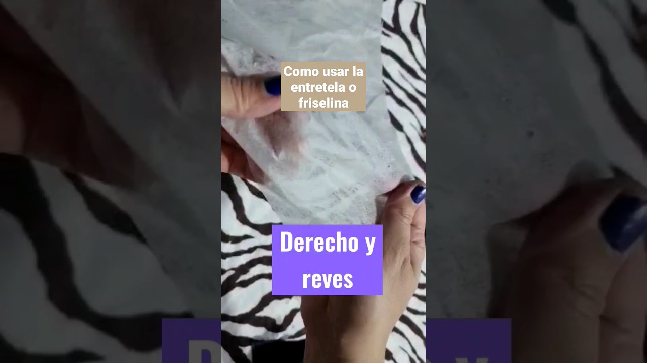 usar entretela o friselina adhesiva #jeca_costura #tipcostura #coser