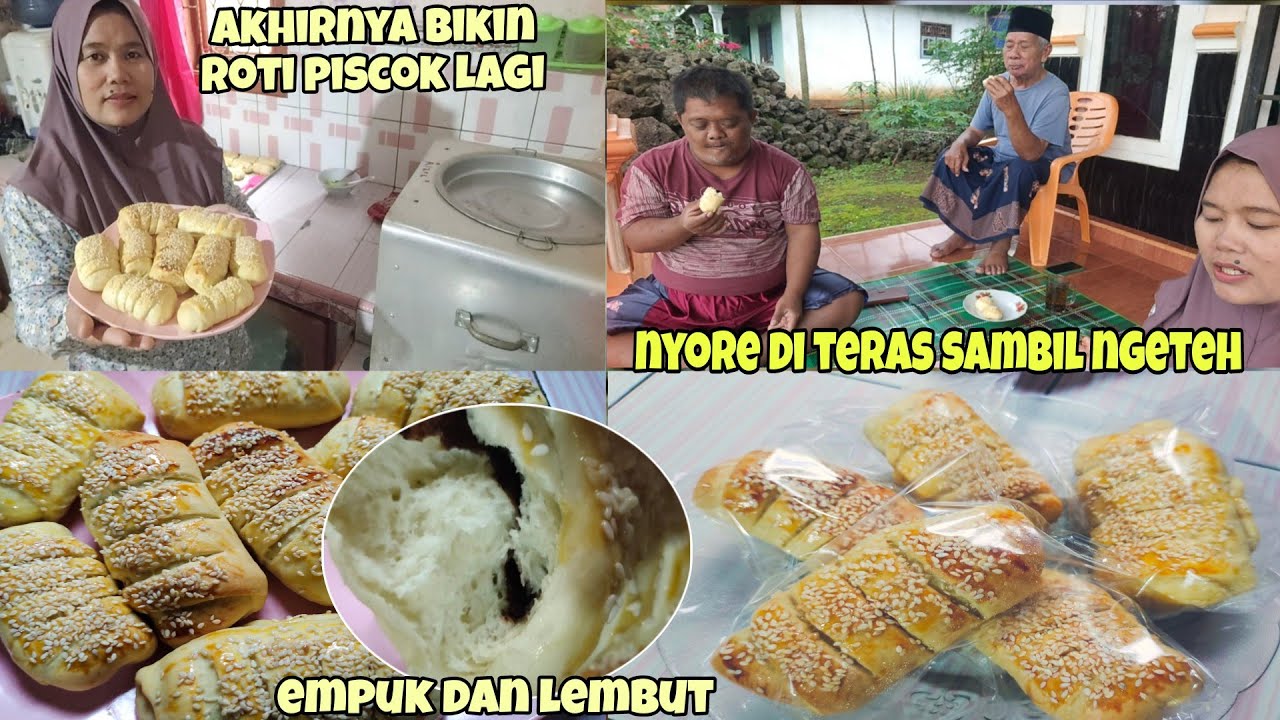 Akhirnya bikin roti piscok buat nyemil sambil ngeteh nyenengin keluarga ⁉️