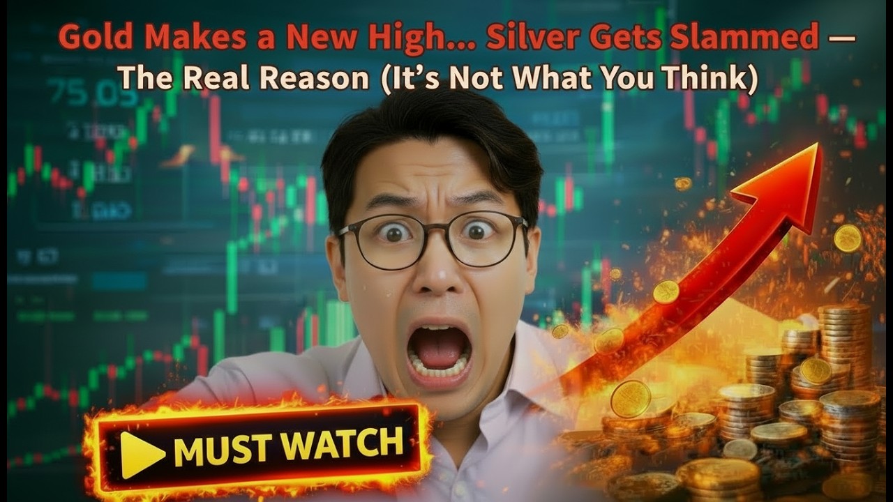 “Gold Makes a New High… Silver Gets Slammed — The Real Reason (It’s Not What You Think)”