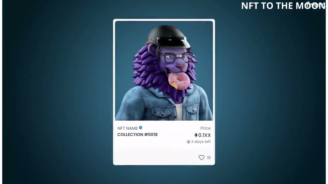 I will make a nft promotional video, nft promo video, nft animation