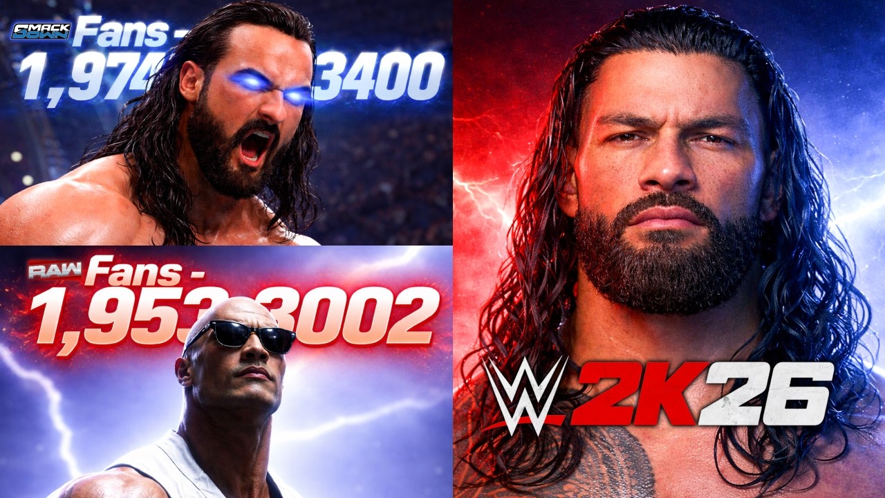 WWE 2K26 My GM Mode Live Stream - Seth Rollins New Champion , Brock Lesner Destroyed