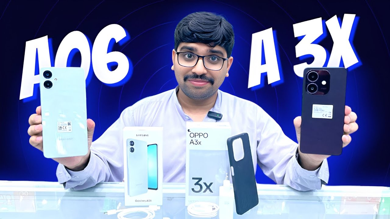 Oppo A3x 4-64 vs Samsung A06 4-124 | Comparison! | brothermobile3020