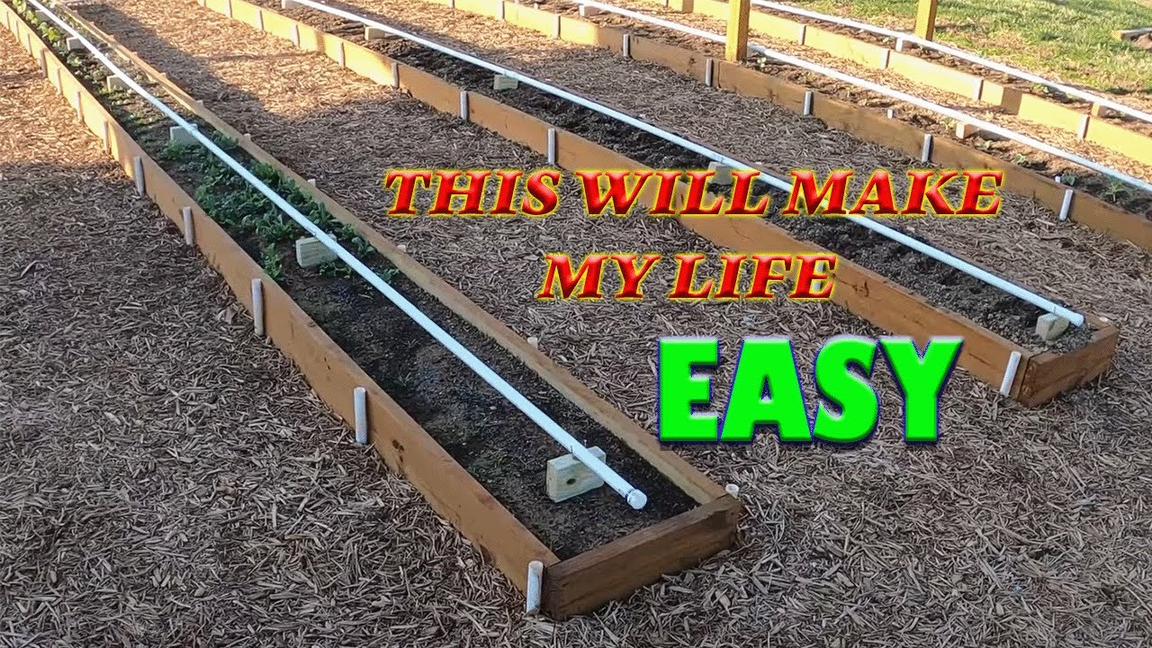 How to Build an Irrigation System in a Raised Bed Garden | Mittleider Method | Episode 5