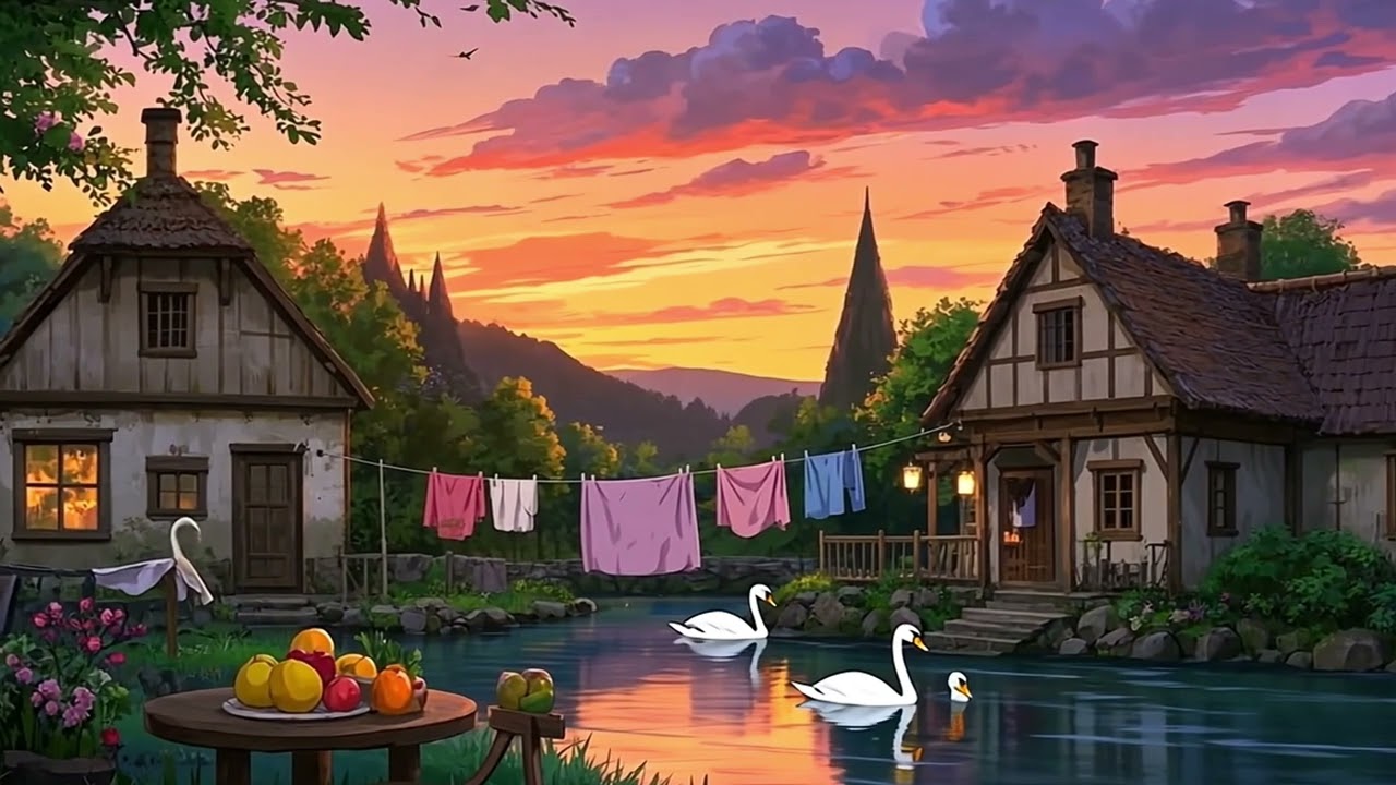 Dreamy AI Landscape | Relaxing Animated Scenery for Peaceful Moments