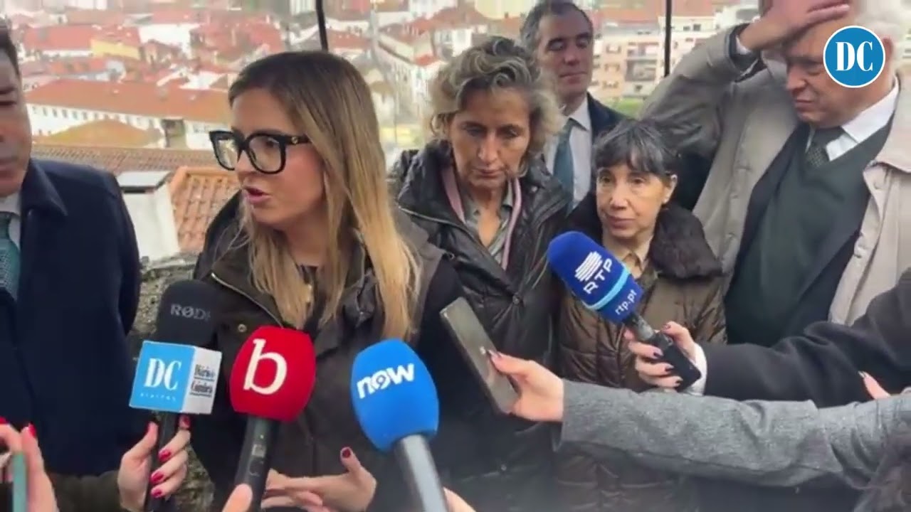 Ministra da Cultura, Margarida Balseiro Lopes, visitou locais afetados pelo mau tempo