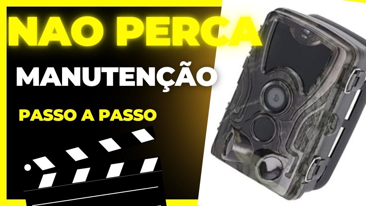 Câmera de trilha (HC801A) molhou!!! manutenção passo a passo.