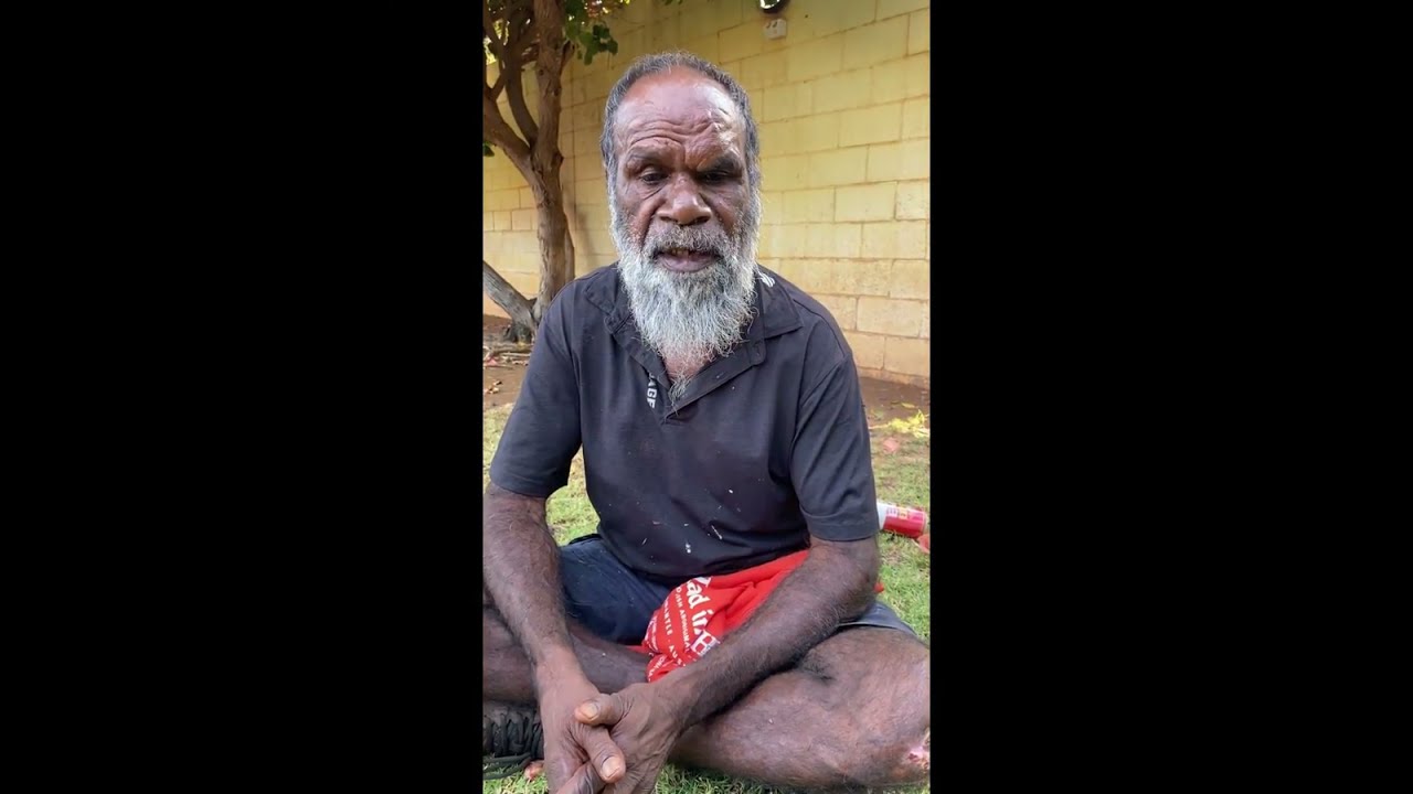 Robert Nanala  - artist from Halls Creek, in the northern desert of Western Australia - part 1
