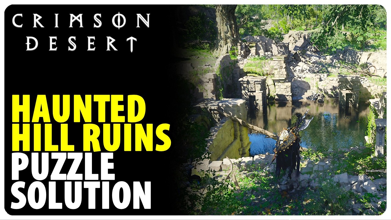 How to Solve Haunted Hill Ruins Puzzle | Crimson Desert