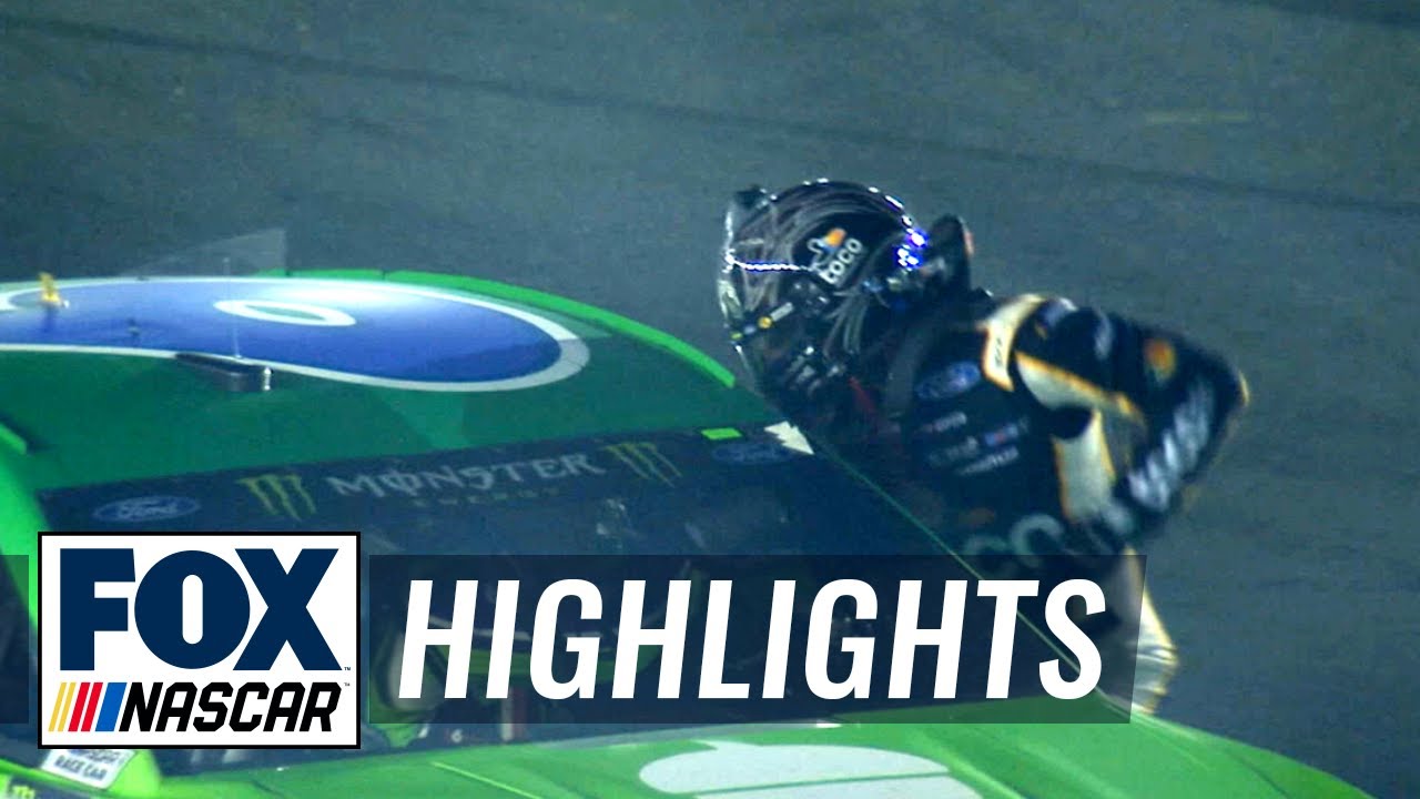 Clint Bowyer throws punches at Ryan Newman after the All-Star Race | NASCAR on FOX HIGHLIGHTS