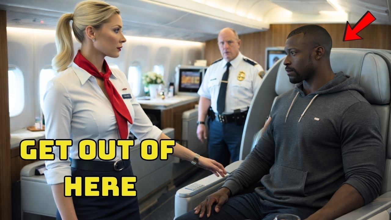 Flight Attendant Demands Black Men Move to Economy — Moments Later, Her Father’s Jet Blocks the