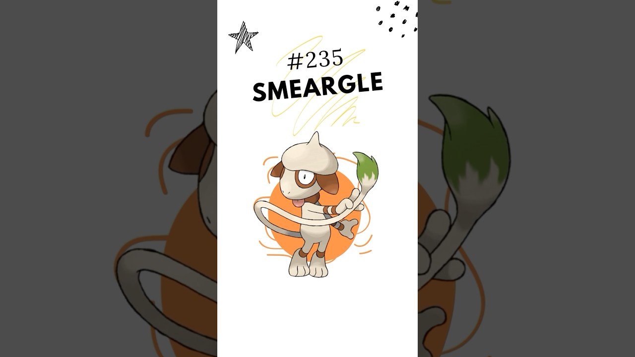Smeargle - Bilinmeyen Bir Bilgi - Pok&eacute;mon #pokemon #smeargle #pokedex #nintendo #pokemongo #oyun