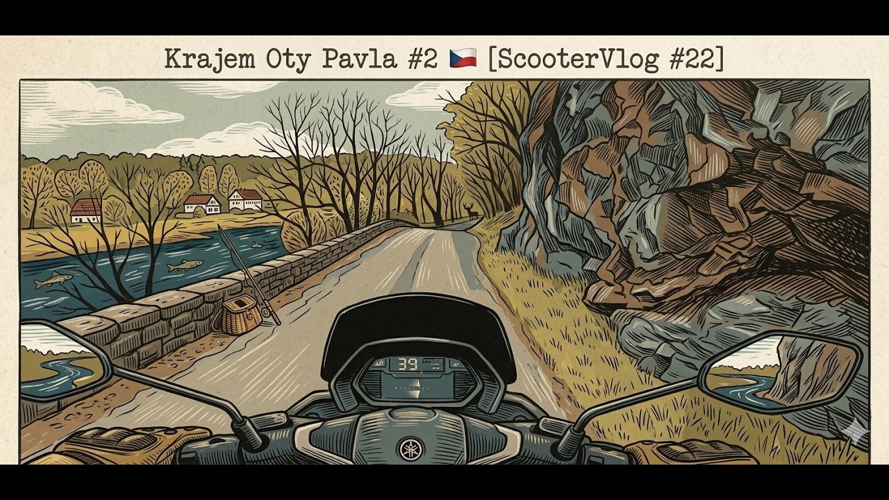 Krajem Oty Pavla #2 🇨🇿 [ScooterVlog #22]