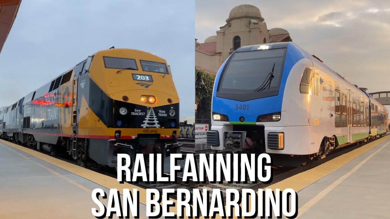 AMTRAK 203, WARBONNET and More at San Bernardino!