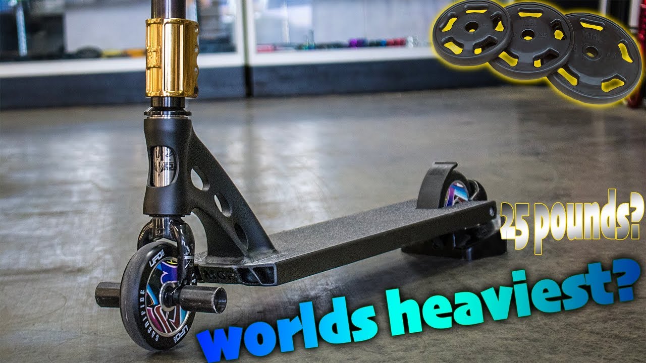 BUILDING WORLDS HEAVIEST CUSTOM PRO SCOOTER!