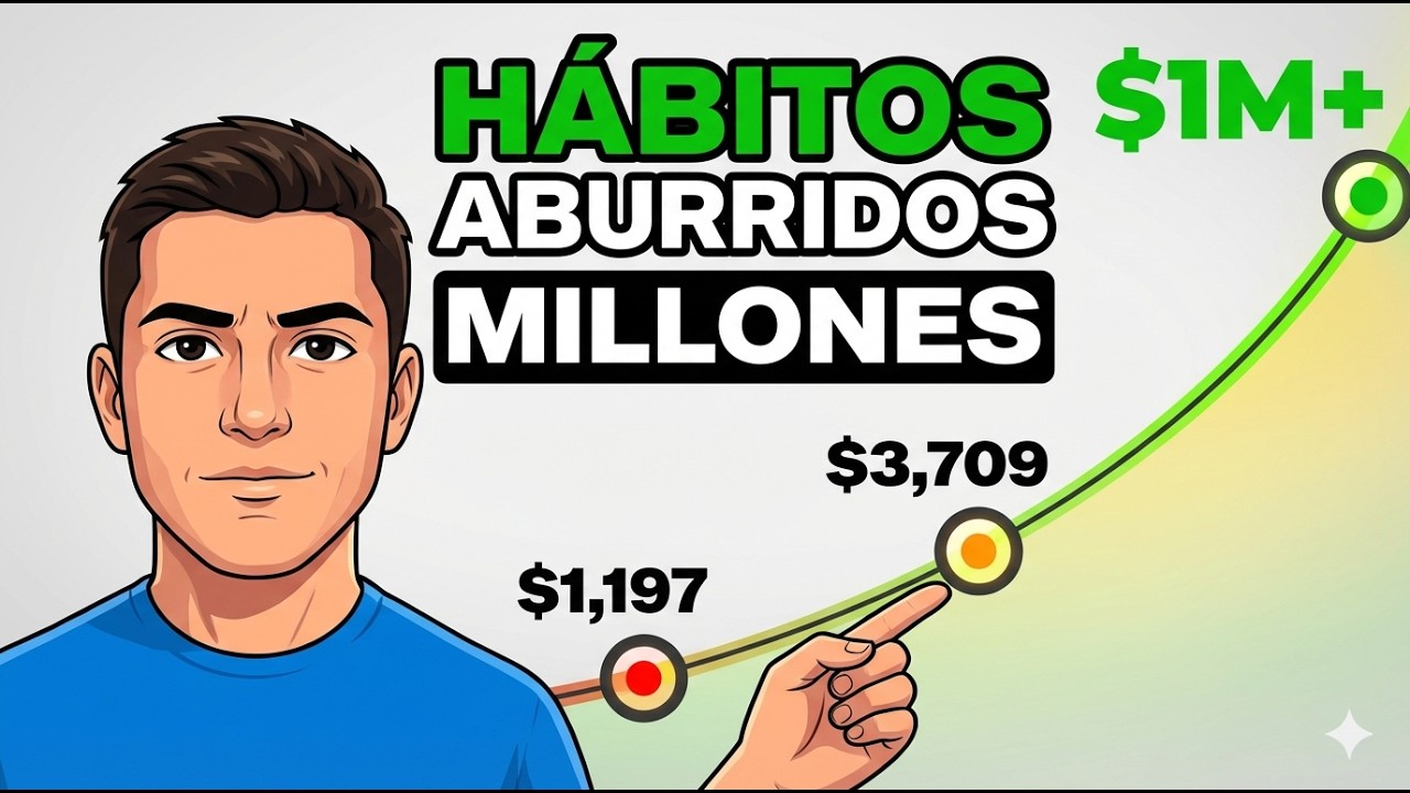 6 hábitos de dinero ABURRIDOS que SIEMPRE crean millonarios (casi todos ignoran el #4)
