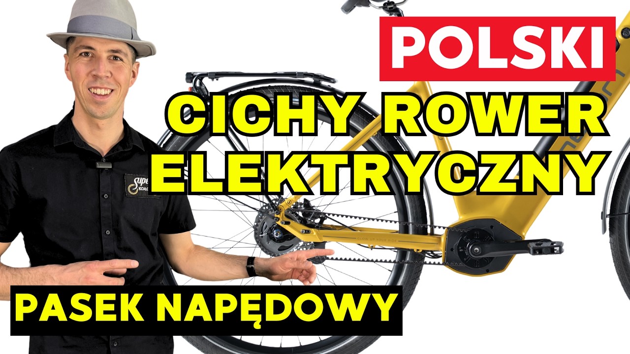 Polski e-bike na pasku napędowym &ndash; cicha jazda w mieście | Neon Glow 1.0