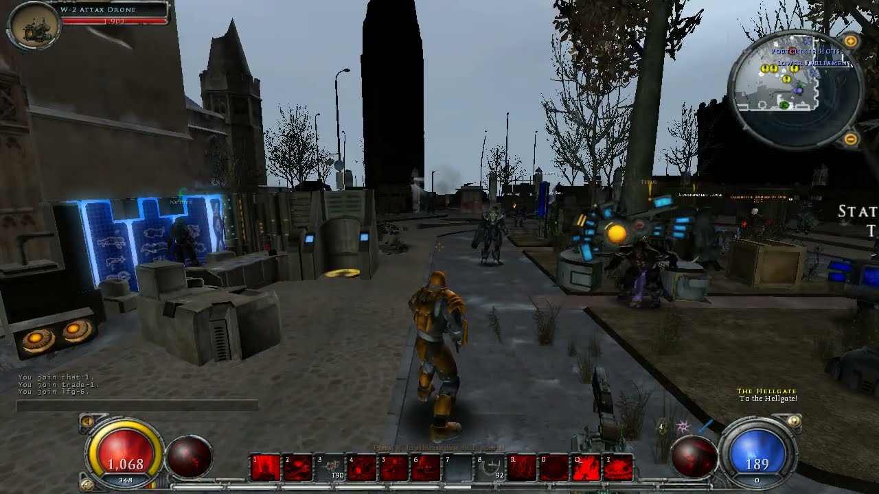 Hellgate London 2038: Персонаж Engineer Bomberman. Интересный засранец.