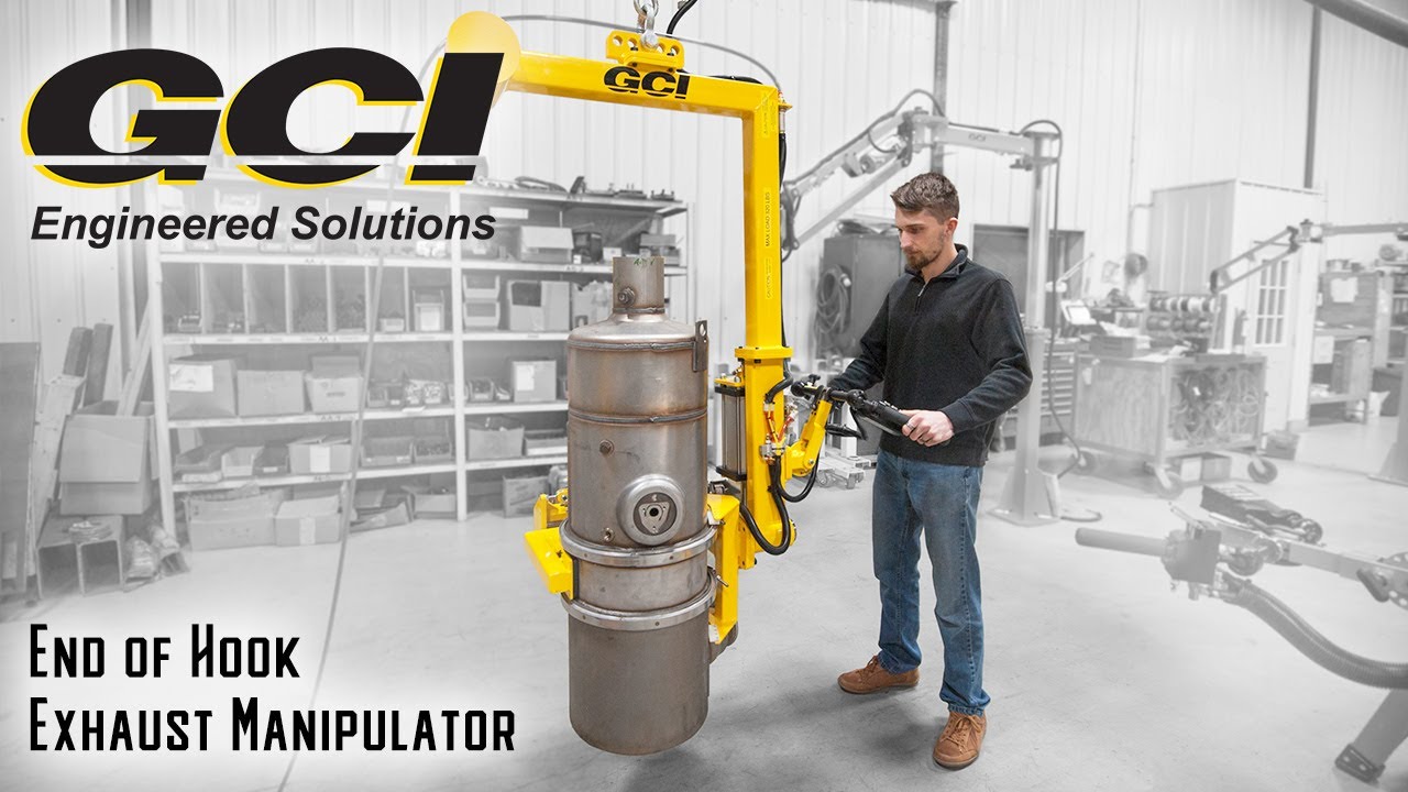 Ergonomic Manipulator Lift for Heavy Duty Exhaust (End of Hook Industrial Lift)