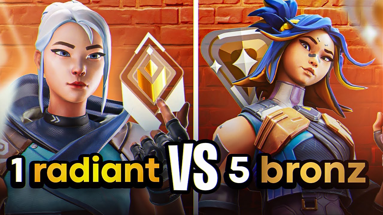 16 yaş 1 radiant 5 bronzu yenebilir mi ? | valorant