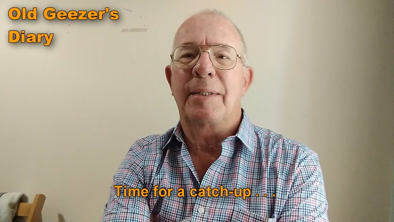 A catch-up session; Old Geezers Diary, 3 September 2019