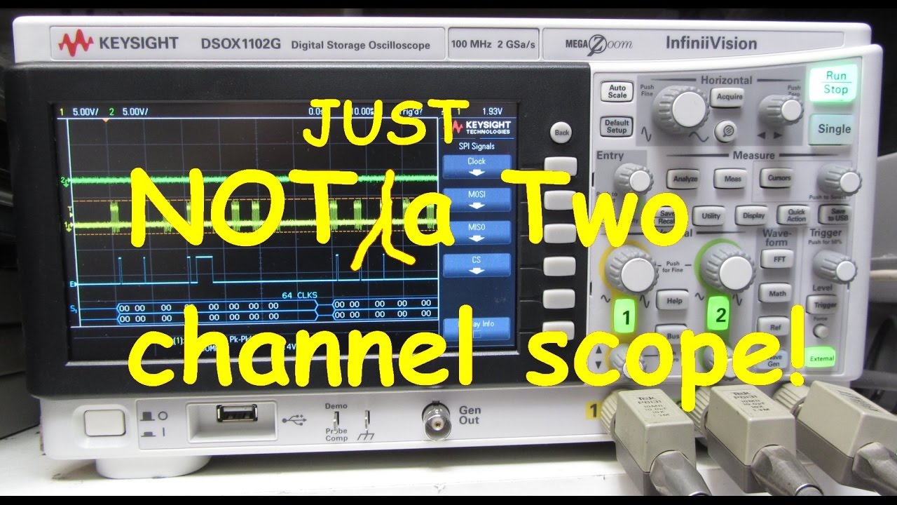 Keysight DSOX1000 marketing FAIL and SPI decode issue