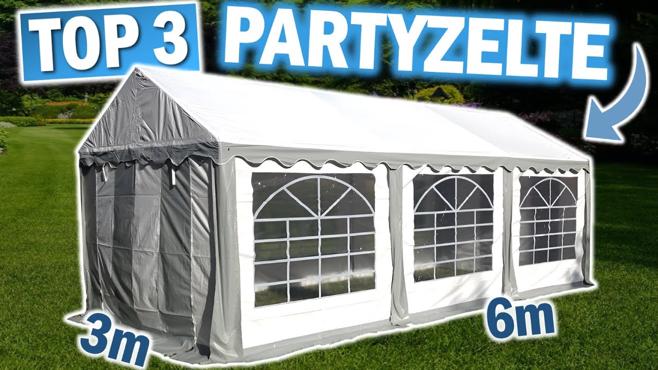 PARTYZELTE 3x6m: Die 3 Besten Modelle 2026!