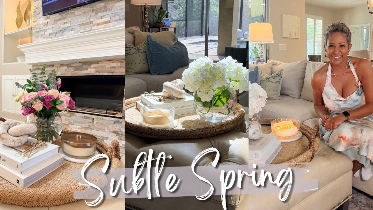 Tell Me It’s Spring Without Telling Me It’s Spring 🌿 Neutral Living Room Refresh