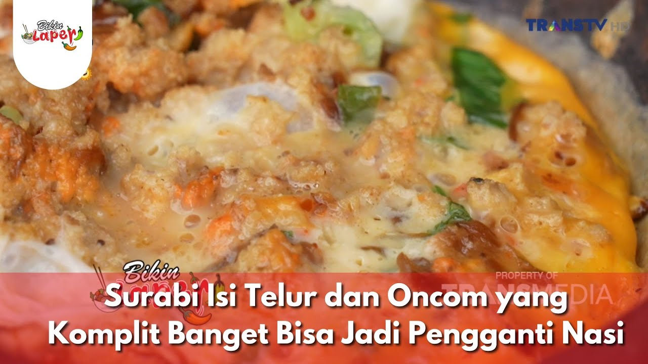 Surabi Isi Telur dan Oncom yang Komplit Banget Bisa Jadi Pengganti Nasi  - BIKIN LAPER (20/1/26) P3