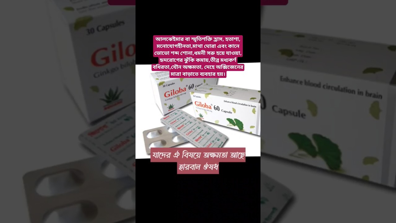 Giloba 60mg & 120mg Tablet #shorts #viral #medicines