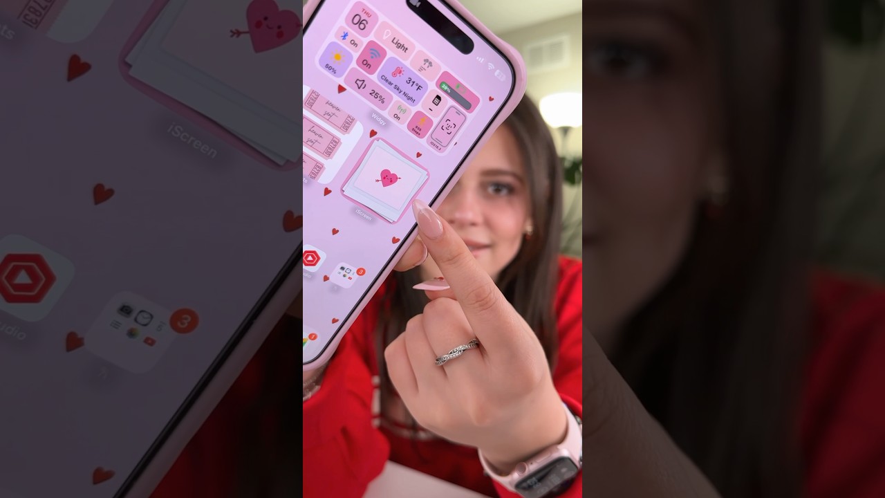 HOW TO DO THE CUTEST IPHONE WIDGET (polaroid pictures)✨ #youtubeshorts #shorts #iphone16promax