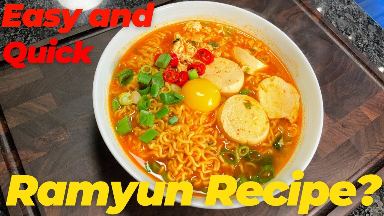 5 minutes easy and quick Sundubu Ramyun | Soft Tofu Ramen