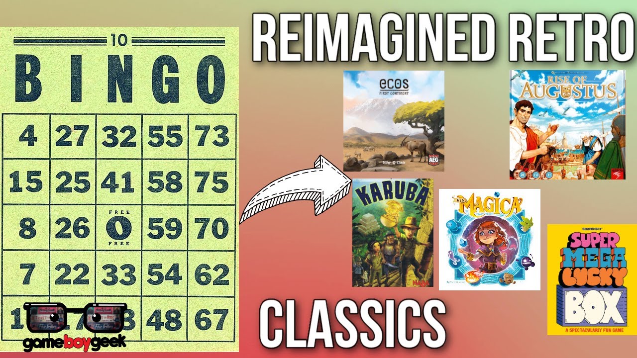 Reimagined Retro Board Game Classics - Bingo!